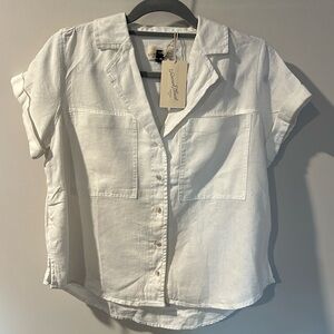 White linen shirt